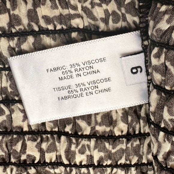 Proenza Schouler White Label Micro Floral Smocked Top Women's - Picture 9 of 10